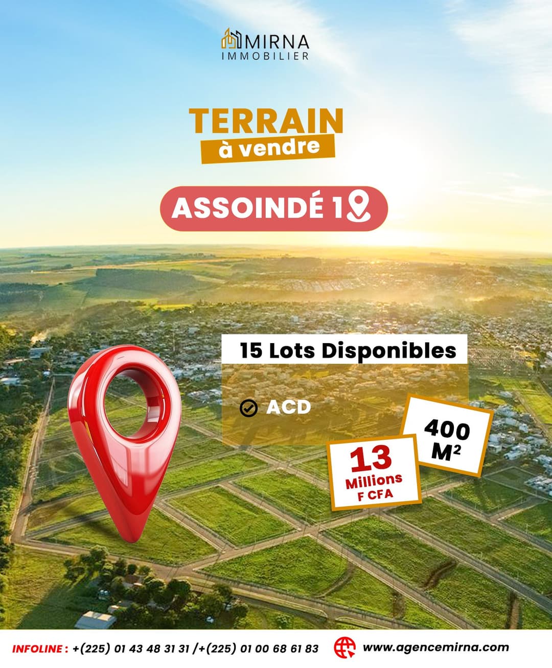 Terrains à Vendre à Assoindé 1